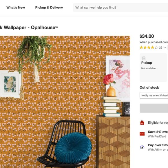 Opalhouse Wall Decor Opalhouse Wallpaper Target Lollipop Floral 4